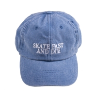 Inferno Skate Fast And Die Cap - Jasno Niebieska