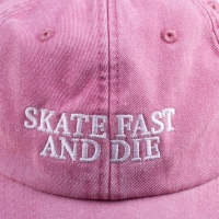 Inferno Skate Fast And Die Cap - Różowa