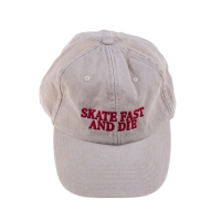 Inferno Skate Fast And Die Cap - Sand