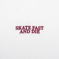 Inferno Skate Fast and Die TS - White