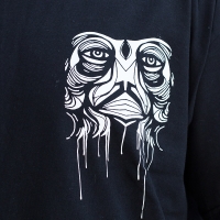 Kaltik - Drip Face T-shirt - Czarny