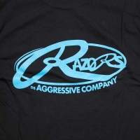 Razors - Aggro T-Shirt - Czarna/Turkusowa