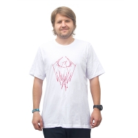 Reign - Bird Tat T-shirt - Biały/Czerwony