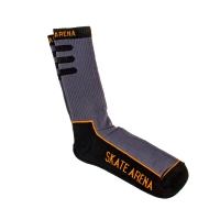 SkateArena - Short Socks - Black/Grey