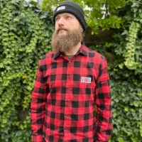 TREE Flanel Shirt - Czerwono/Czarna