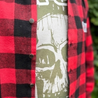 TREE Flanel Shirt - Czerwono/Czarna