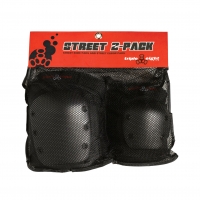 Triple Eight Street 2 Pack Knee Elbow - Black